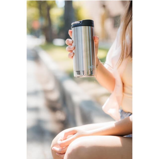 Klean Kanteen TKWide 355ml (Wide Cafè Cap)Brushed Stainless