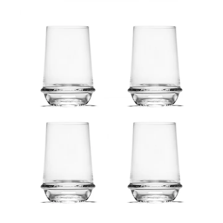 Serax - Dune Trinkglas by Kelly Wearstler, klar (4er-Set)