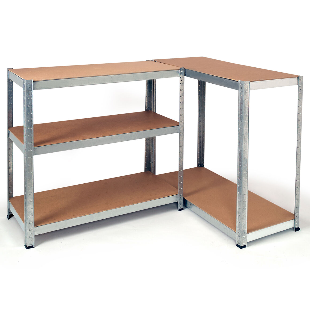 Pratik Garden Etagère en acier 5 niveaux spéciale charges lourdes noire - 180x90x40?cm