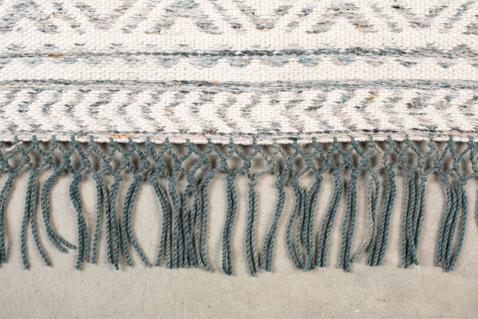 Teppich LIV 200 x 300 cm klassisch blau/beige/mehrfarbig