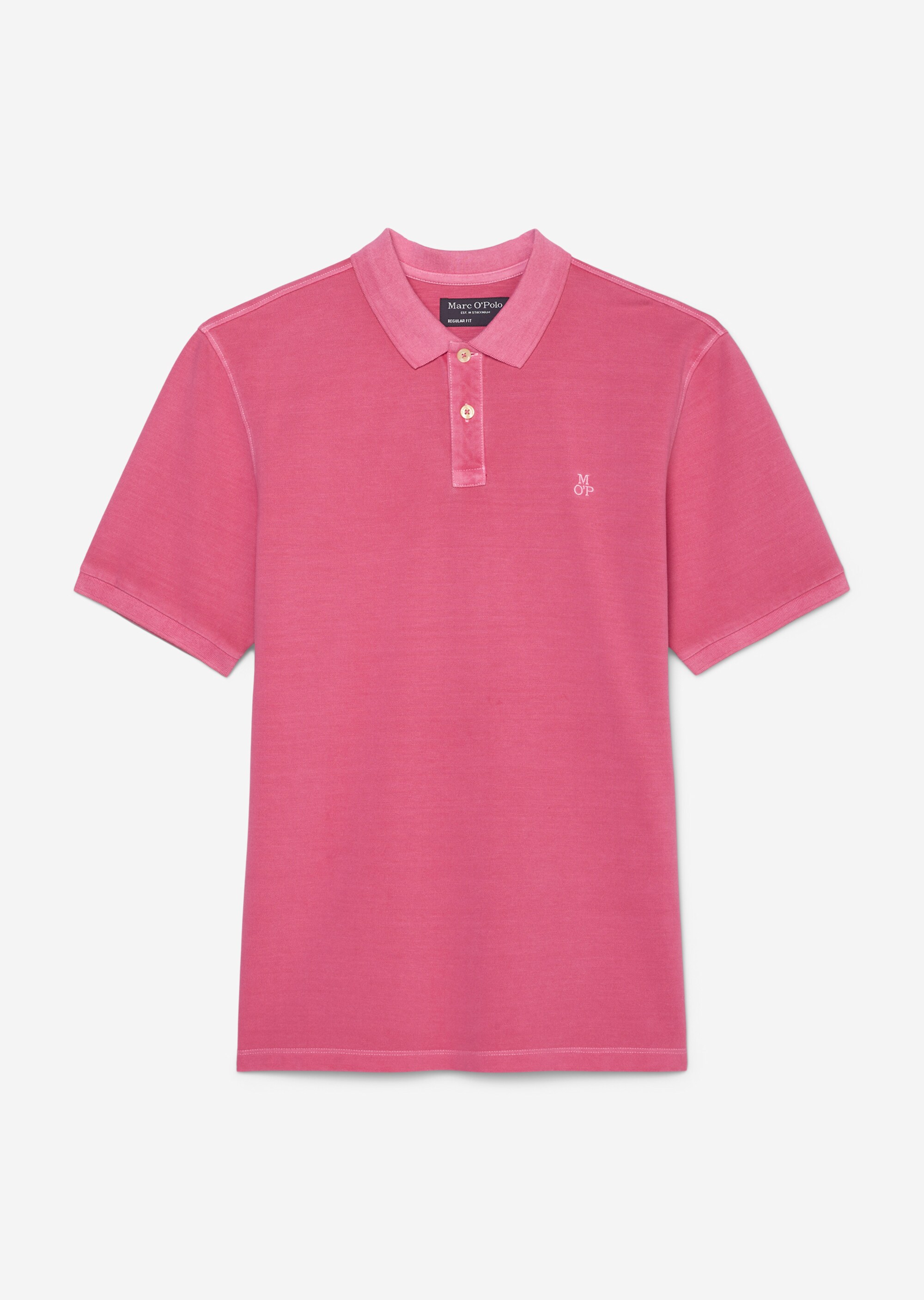 Kurzarm-Poloshirt Piqué regular aus Bio-Baumwolle