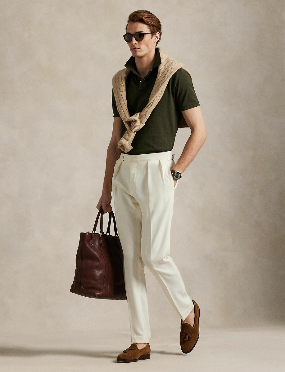POLO RALPH LAUREN<br>Camisa polo icônica em algodão piqué
