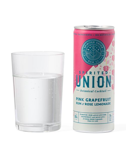 Spirited Union pink rum & rose limonade 250 ml