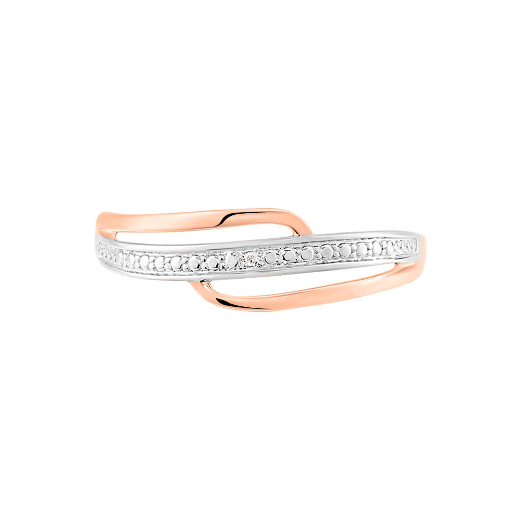 Bague Solena Or Rose Diamant