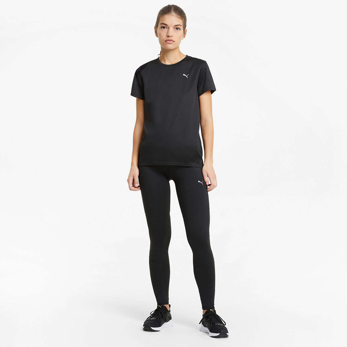 PUMA Favorite Hardloopshirt Korte Mouwen Zwart Dames