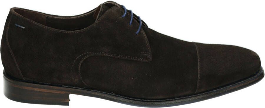 FLORIS VAN BOMMEL Nette Schoenen Heren Sfm-30310 De Loper Maat: 42⅔ Materiaal: Suède Kleur: Bruin