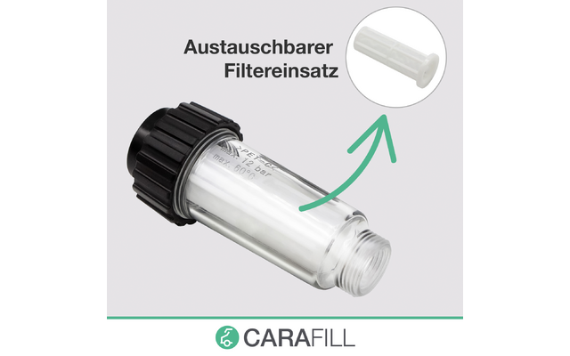 CARAFILL Befüllfilter TURN 19011 für Wohnmobil, Caravan, Wohnwagen und Boot