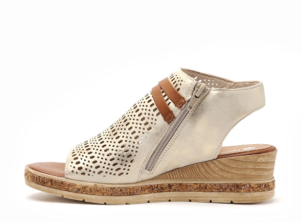 Remonte nu pieds talons femme d3075 or