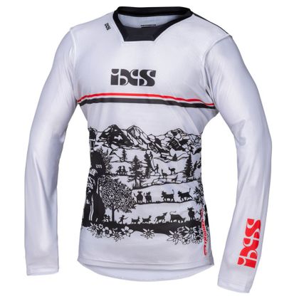 Maillot cross IXS Trigger 3.0 2023 - Blanc / Rouge