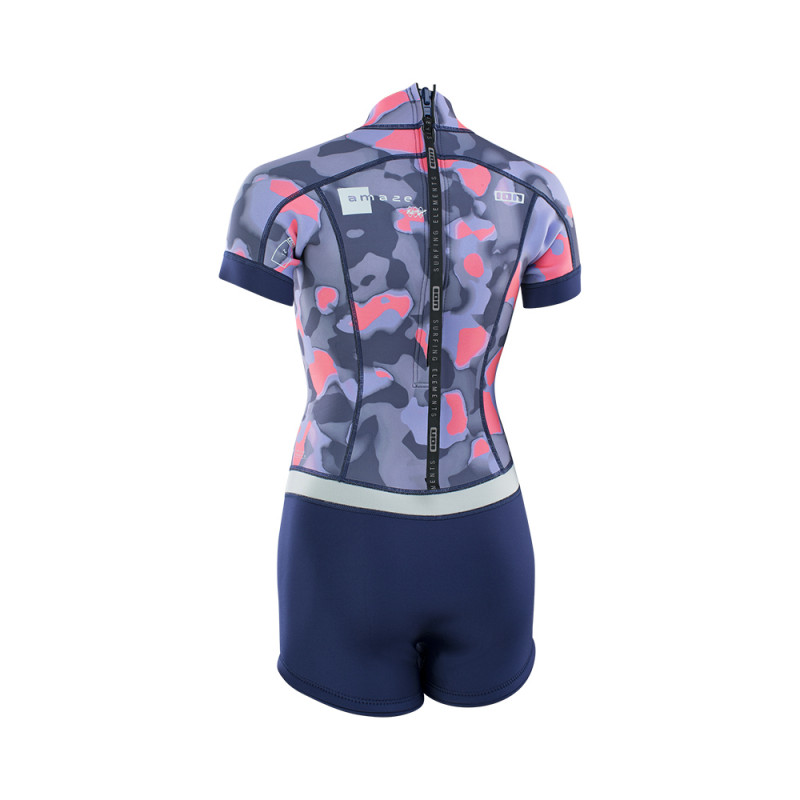 Shorty Femme Ion Amaze Shorty 2.5 Back Zip Manches Courtes Pink