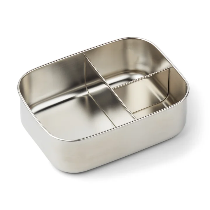 LIEWOOD - Arthur Lunchbox mit Deckel, Edelstahl, Aviator, ecru