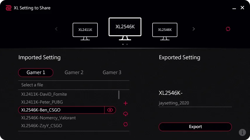 BenQ Zowie XL2566K Écrans gaming