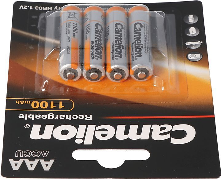 Camelion AAA | 1100 mAh | Oplaadbare batterijen | 4 stuks | Rechargeable battery Nikkel-Metaalhydride (NiMH)