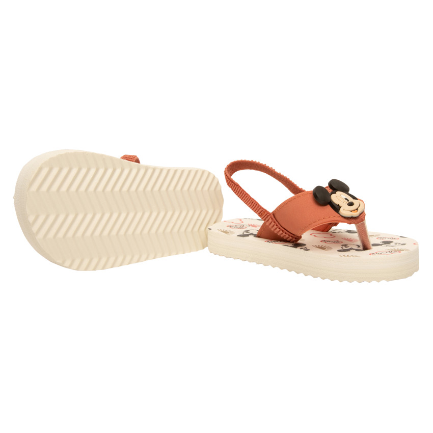 Tongs à bride souple imprimé Mickey  pour bébé garçon