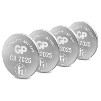 GP knoopcel CR2025 4 stuks
