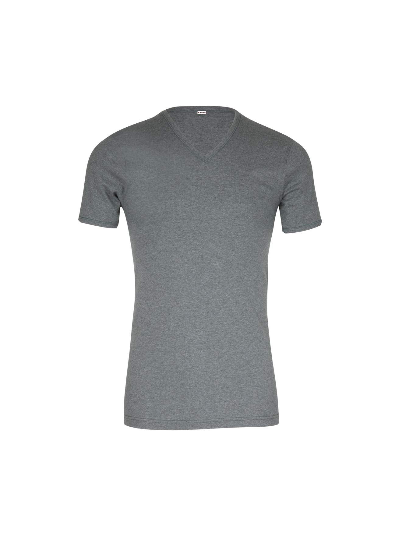 Tee-shirt encolure V, pur coton