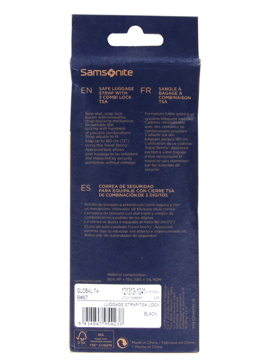 Sangle À combinaison TSA Samsonite