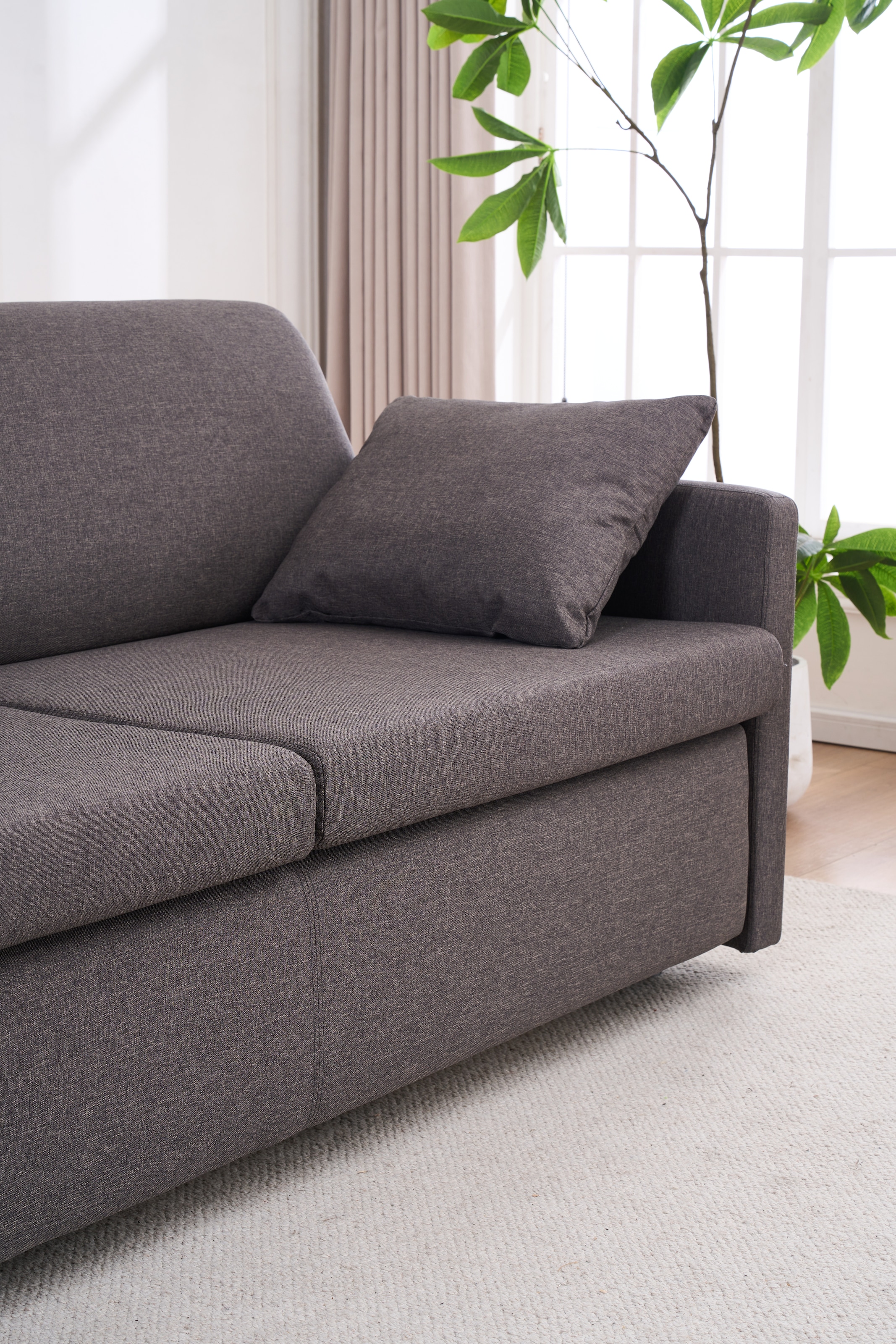 ATLANTIC home collection Schlafsofa »Robin« mit Matratze und Zierkissen, Dauerschläfer