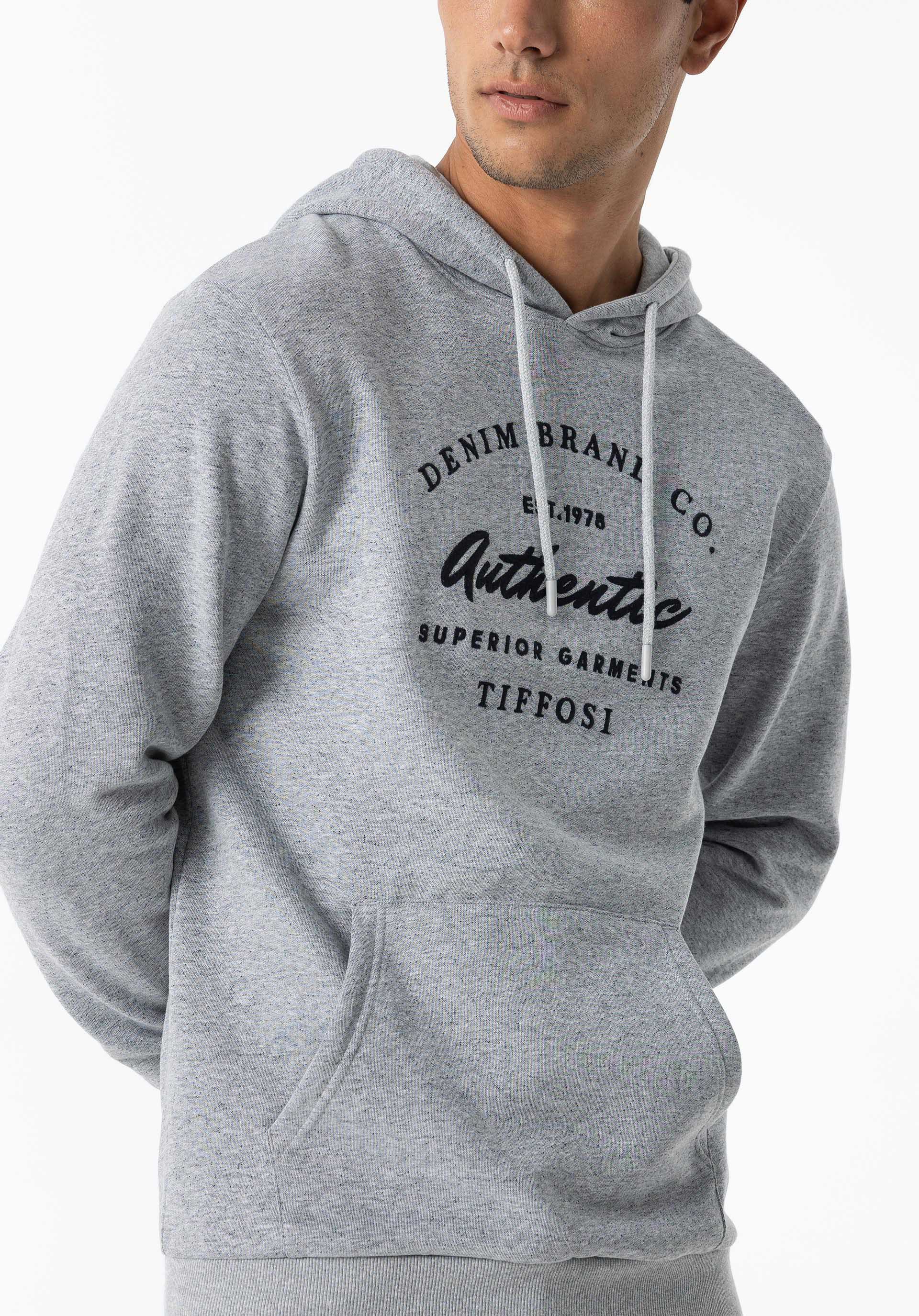 Hoodie com Bordado Frontal