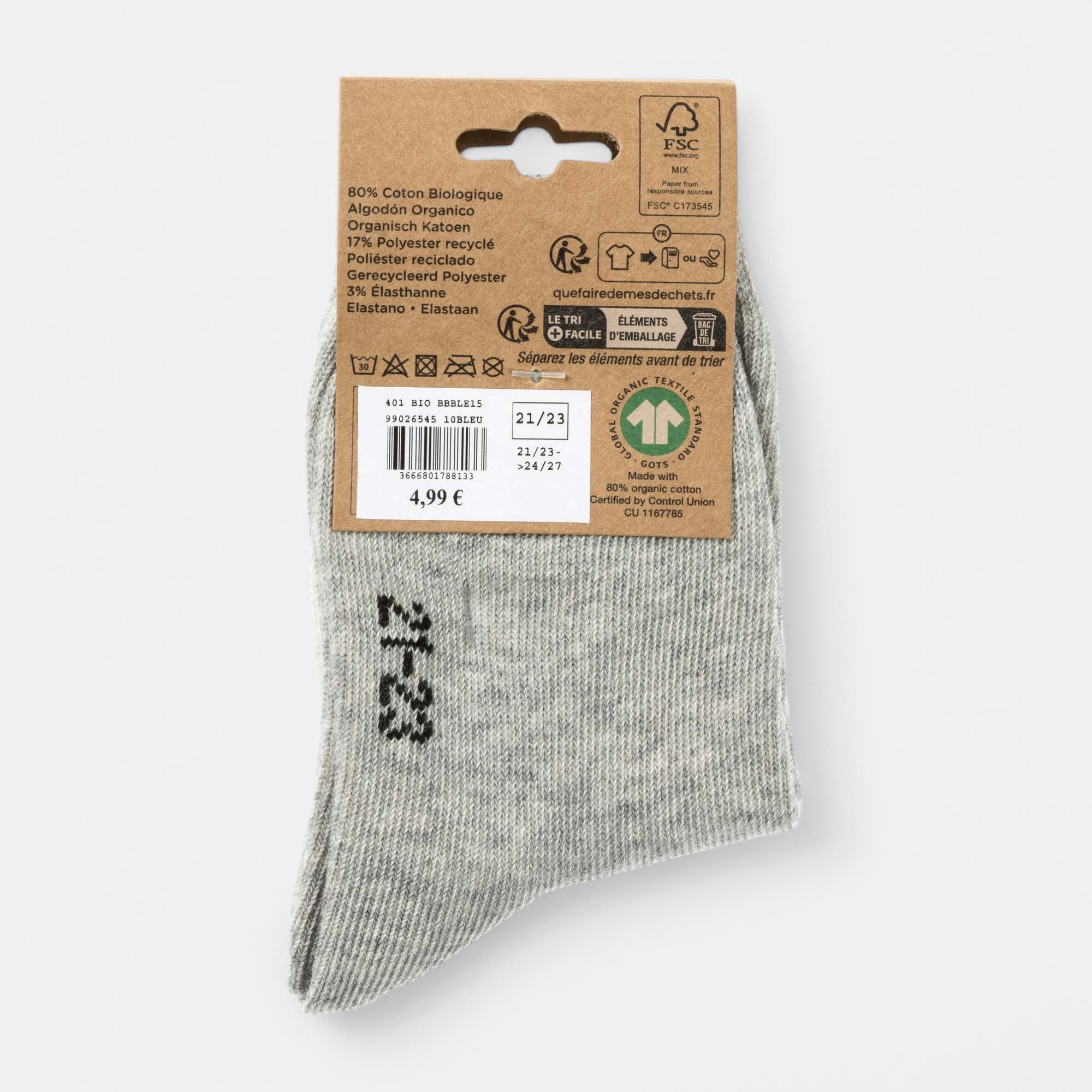 Chaussettes Enfant bleu
