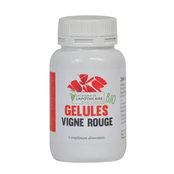 The Apothecary's Counter Organic Red Vine 200 cápsulas