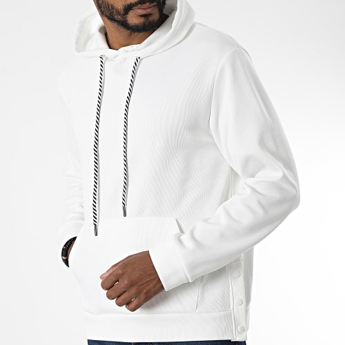 Sweat Capuche F22212 Blanc