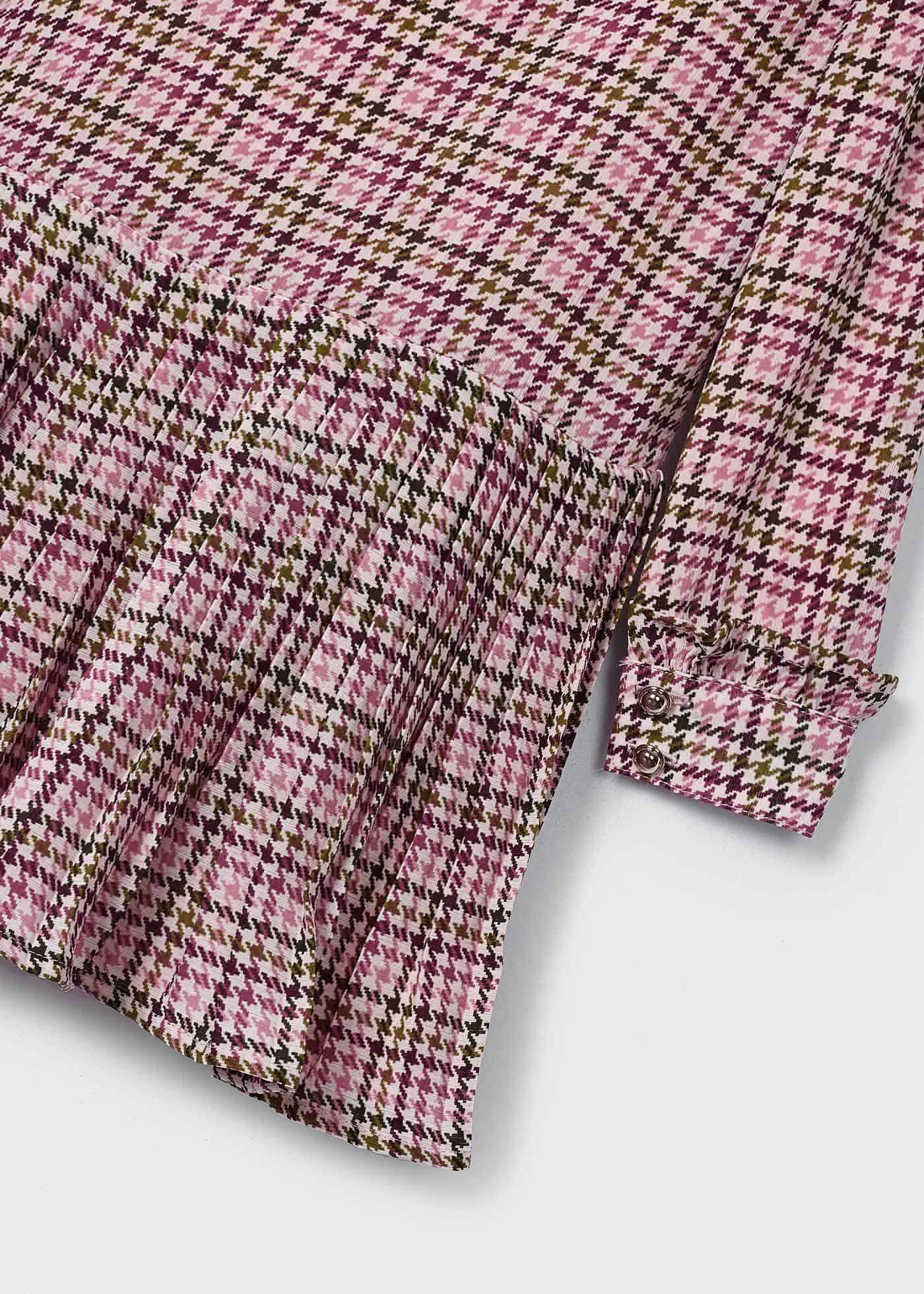 Vestido de chiffon estampado para meninas