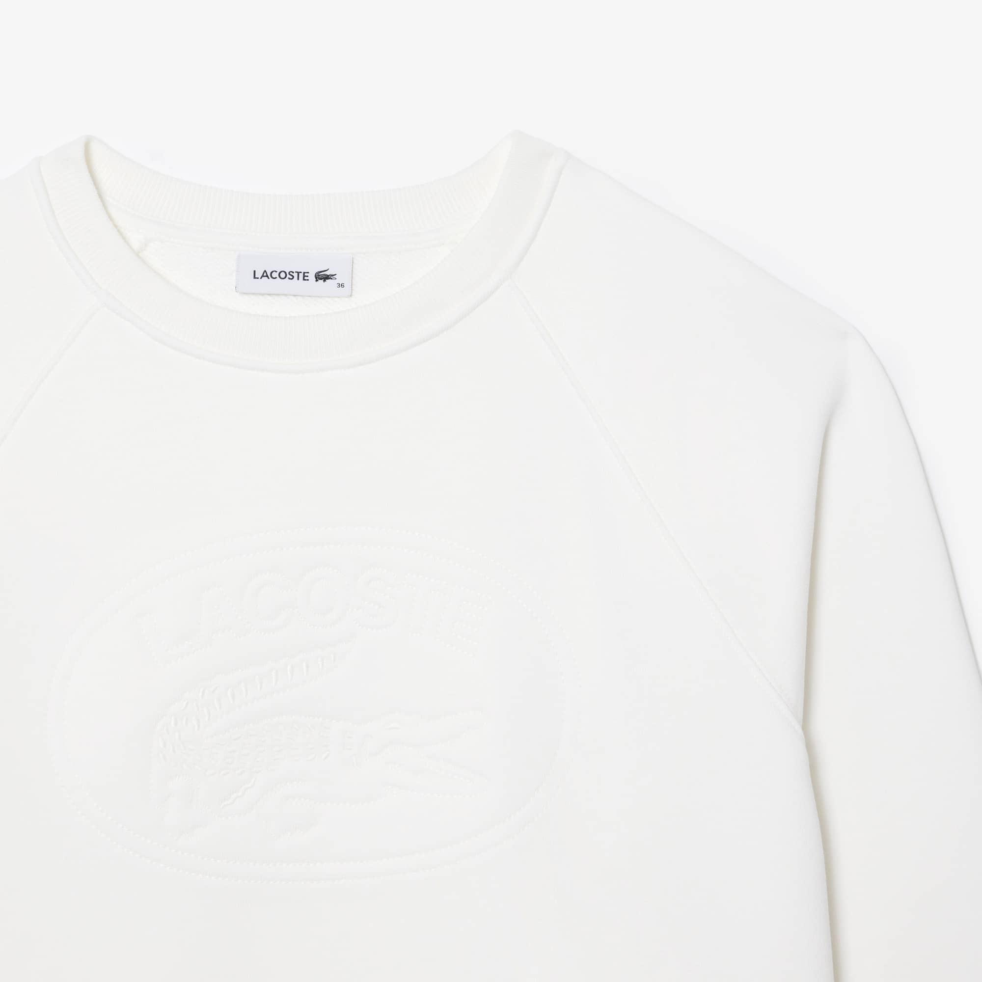 Sweatshirt Jogger relaxed fit avec broderie signature Sweatshirts - Blanc - Lacoste - Femme