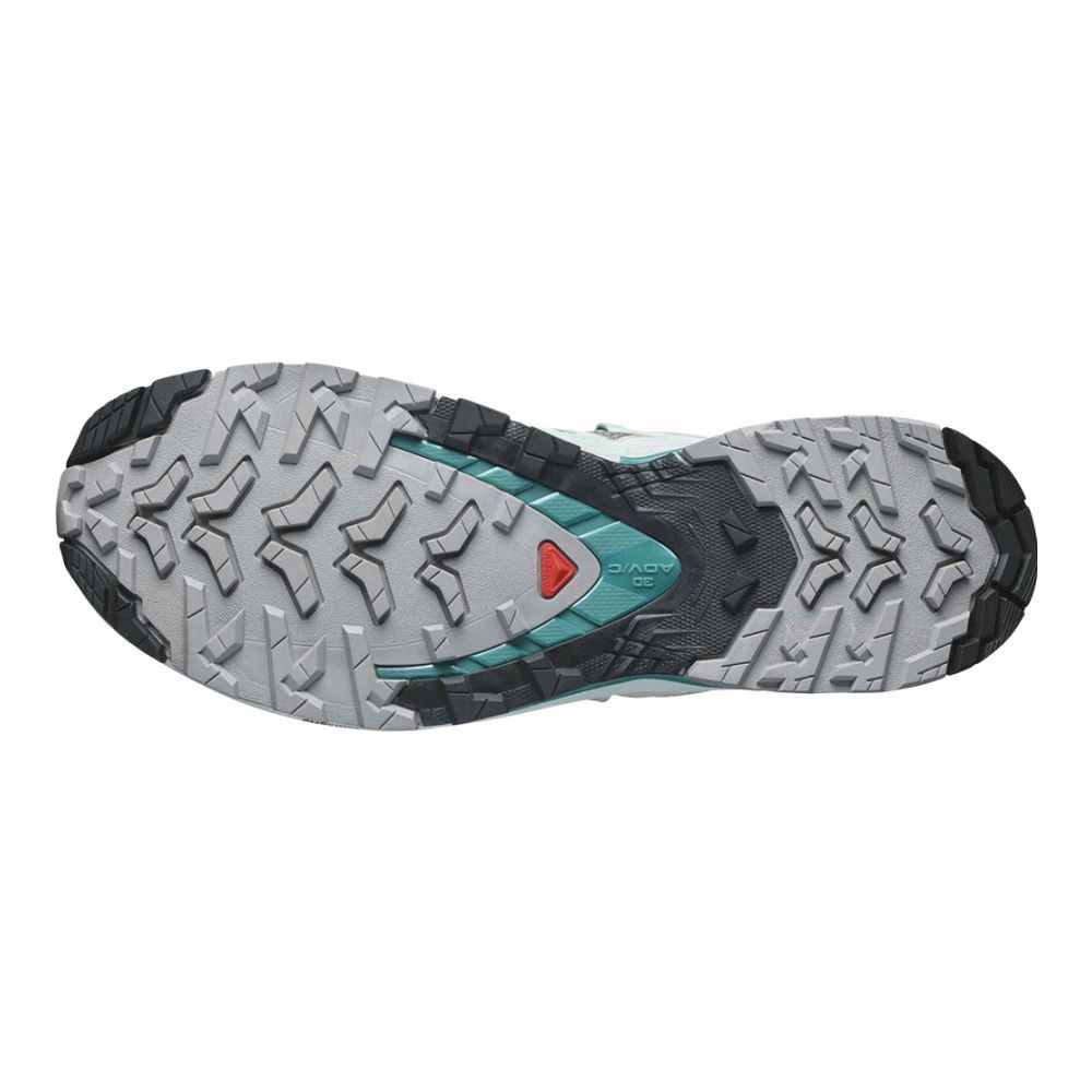Salomon XA PRO 3D V9 - Chaussures trail Femme gull/white/bleached aqua