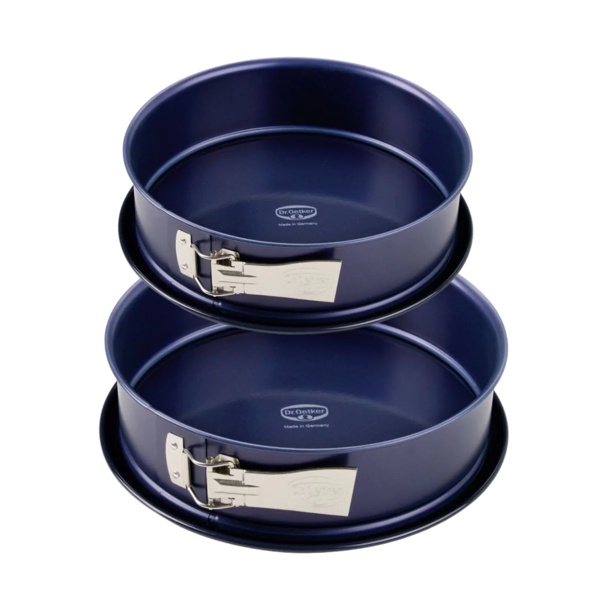 Ensemble de moule à manqué à charnière 26 et 28 cm Dr. Oetker Back Lie