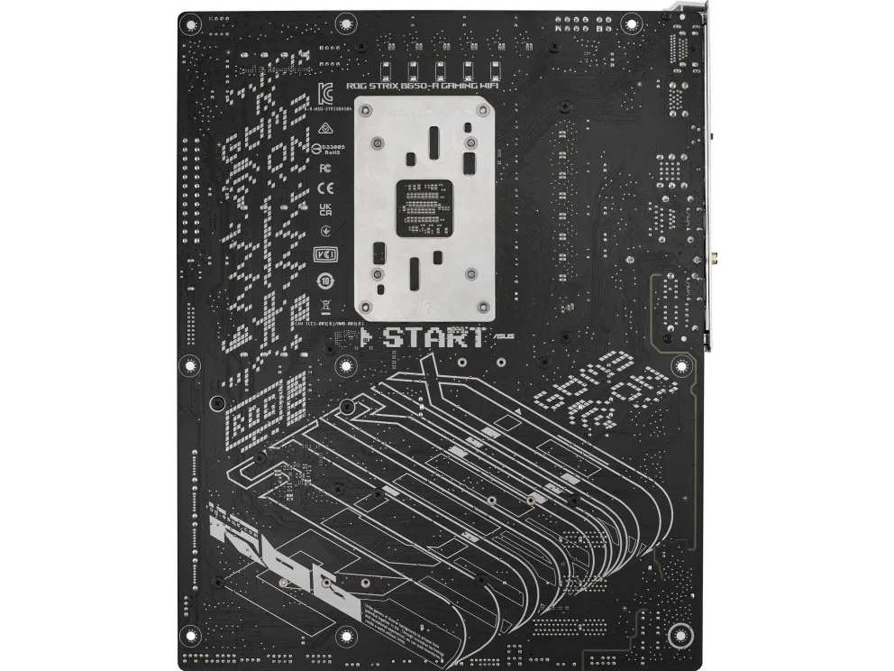 ASUS ROG STRIX B650-A GAMING WIFI - Bundkort - ATX - Socket AM5 - AMD B650 Chipset - USB-C 3.2 Gen 2x2, USB-C 3.2 Gen2, USB 3.2 Gen 2, USB 3.2 Gen 1 - 2.5 Gigabit LAN, Wi-Fi 6, Bluetooth - onboard grafik (CPU påkrævet) - HD Audio (8-kanaler)