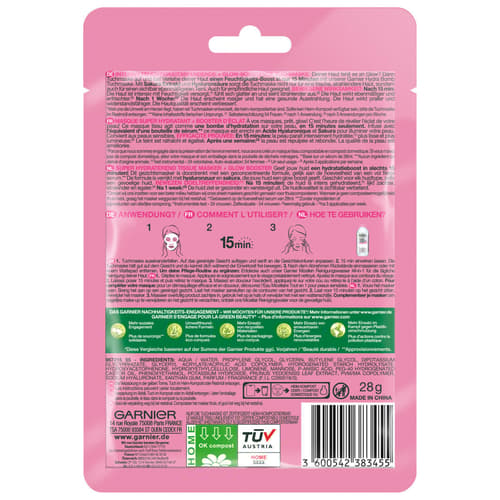 Garnier Hydra Bomb Tuchmaske Sakura