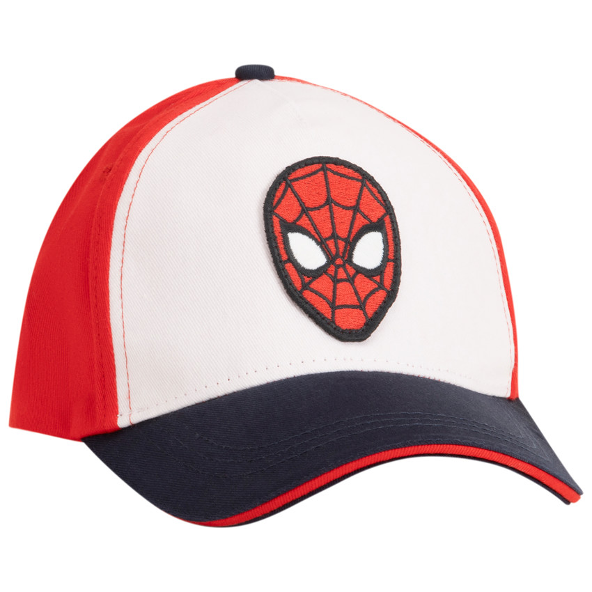 Casquette tricolore patch Spider-Man Marvel pour garçon