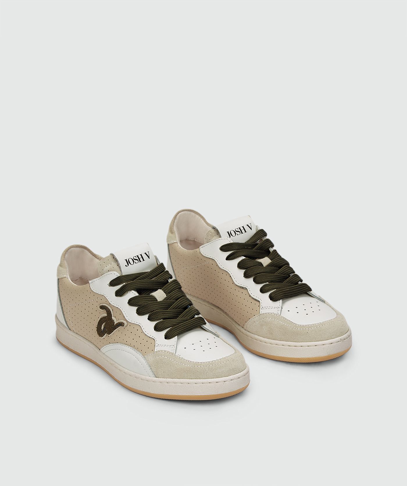 JV-YASMINE sneakers met logo - pistachio