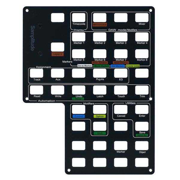 Icon QCon Pro X Panel Samplitude