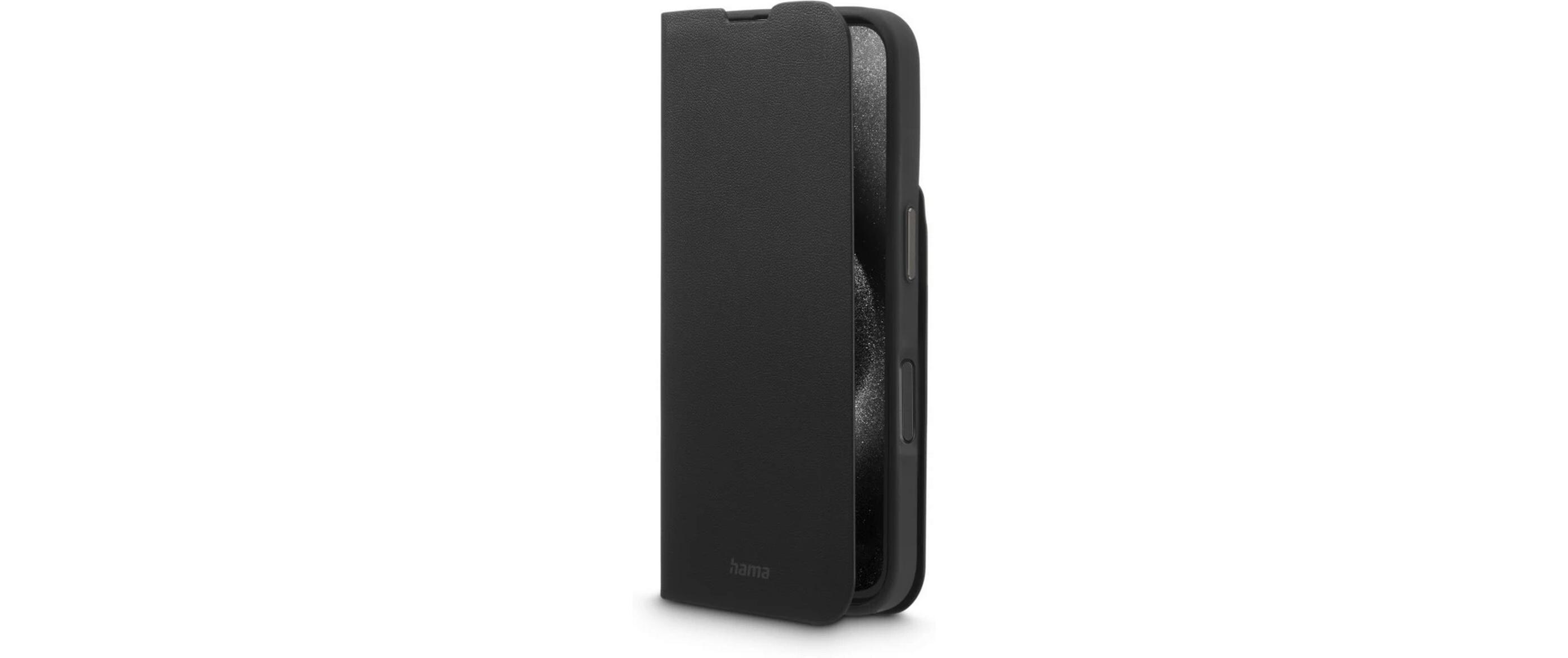 Book Cover Eco Premium Schwarz für iPhone 16 Pro MaxHama Eco Premium Handy-Schutzhülle 17.5 cm (6.9