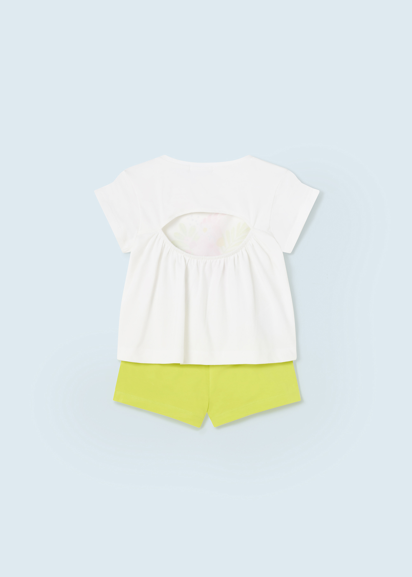 Conjunto de 2 peças com apliques para bebê