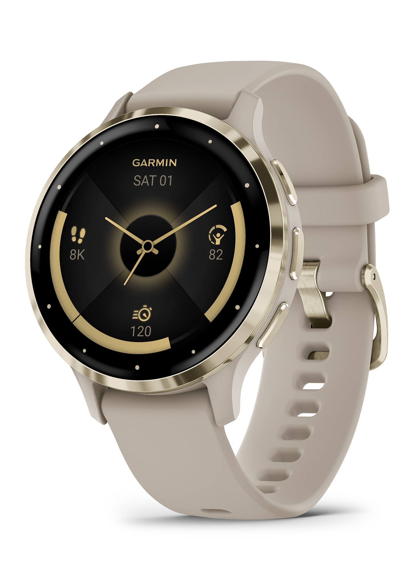 Garmin Venu 3S French Gray/Softgold 010-02785-02