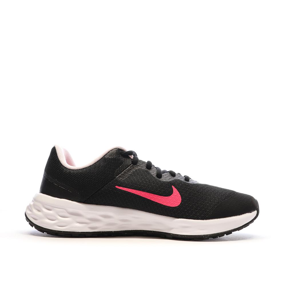 Nike Baskets Noire/Rose Fille Nike Revolution 6