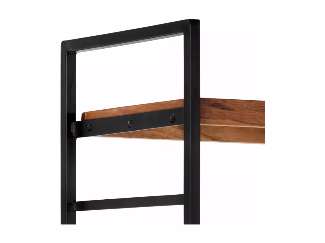 Bibliothèque à 4 niveaux 80x30x180 cm Bois d'acacia massif