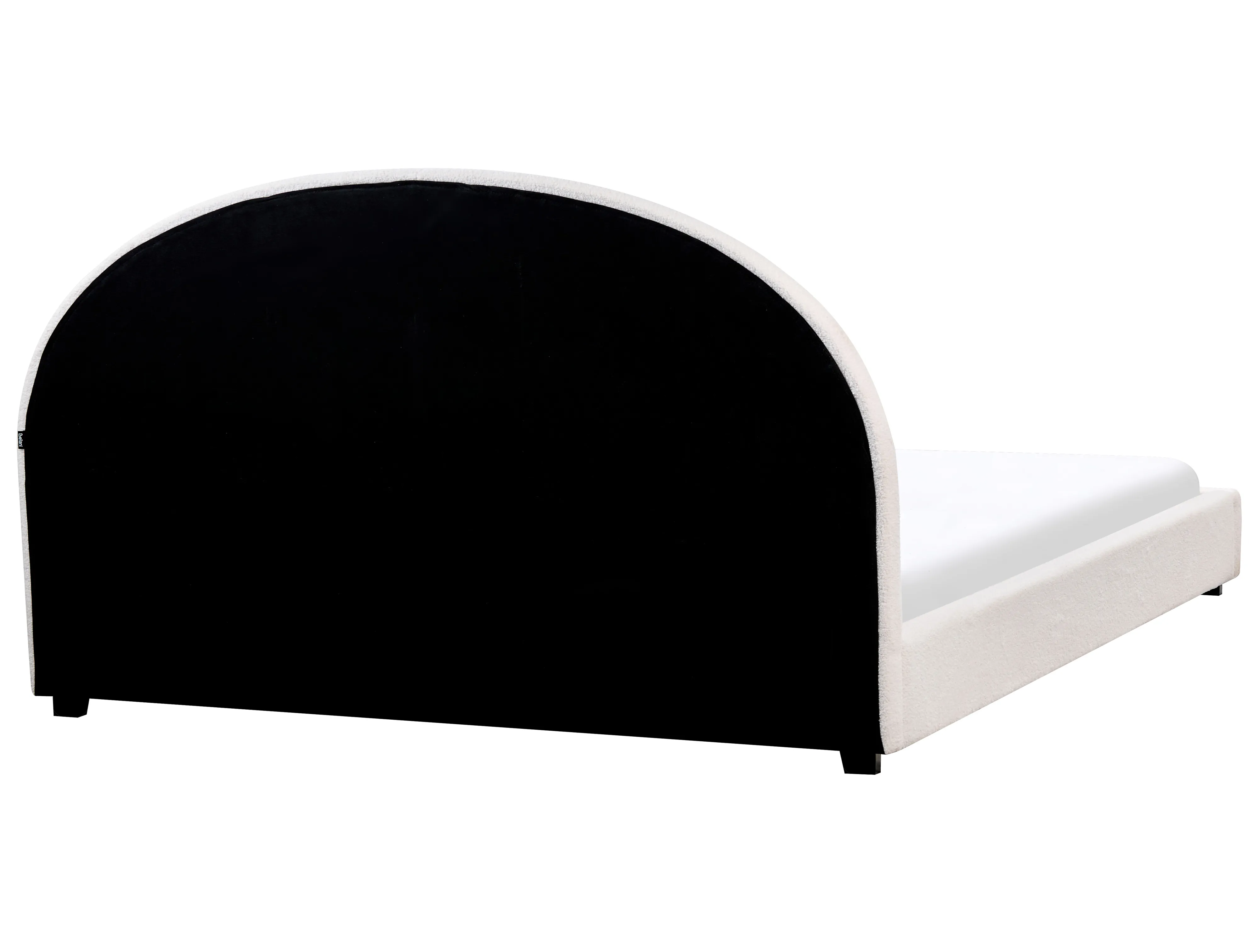 Waterbed Bouclé VAUCLUSE 180 x 200 cm Gebroken wit