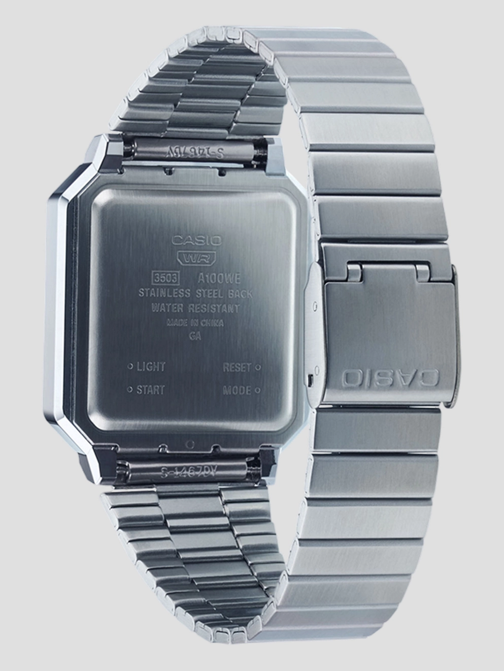 Casio A100WE-7BEF Watch silber