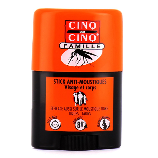 Stick anti-moustique famille Cinq sur Cinq