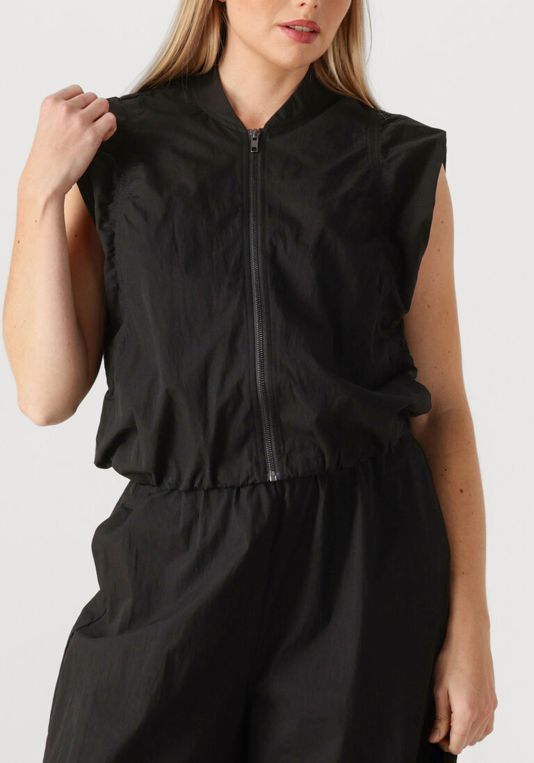 zwarte co'couture gilet acasiacc waistcoat