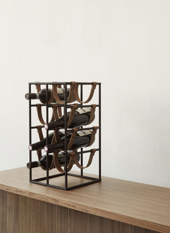 Audo Copenhagen Umanoff, Wine Rack Sort & brun