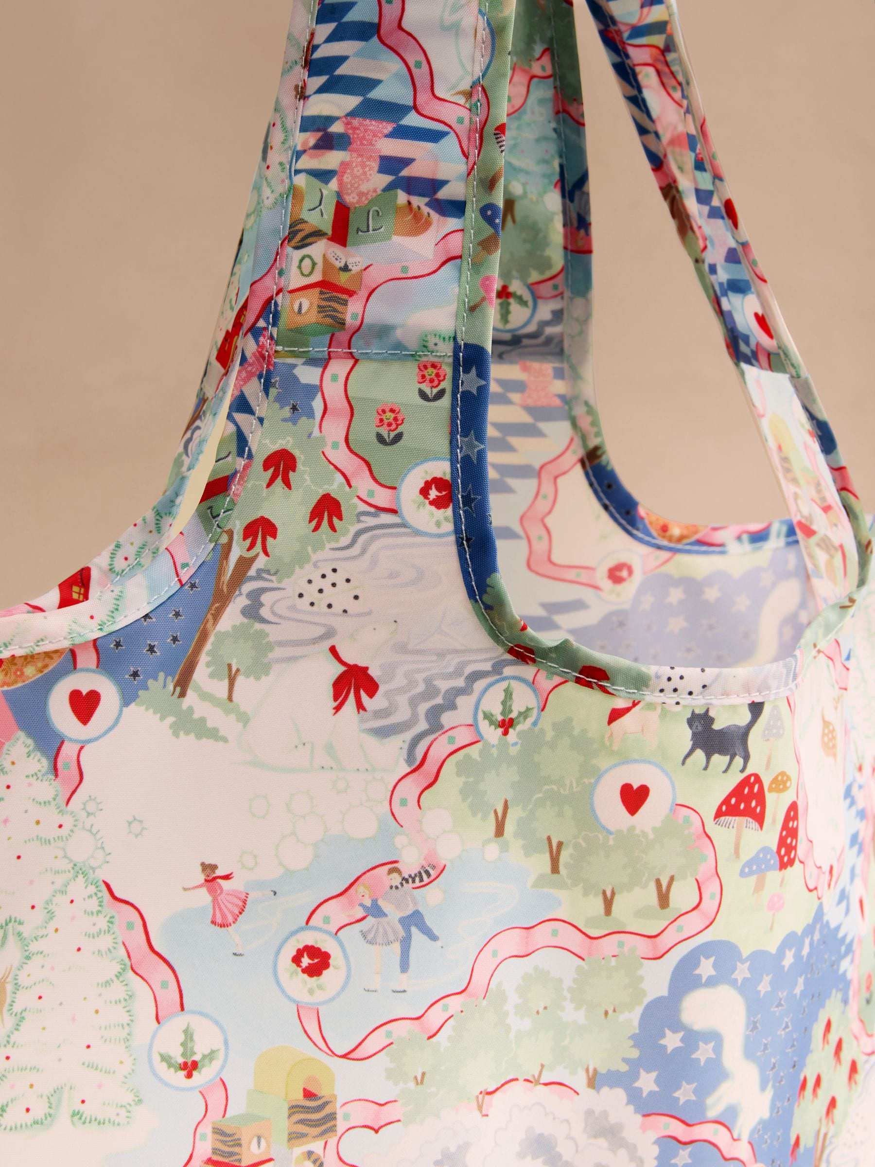 Kerstreis - Cath Kidston opvouwbare shopper