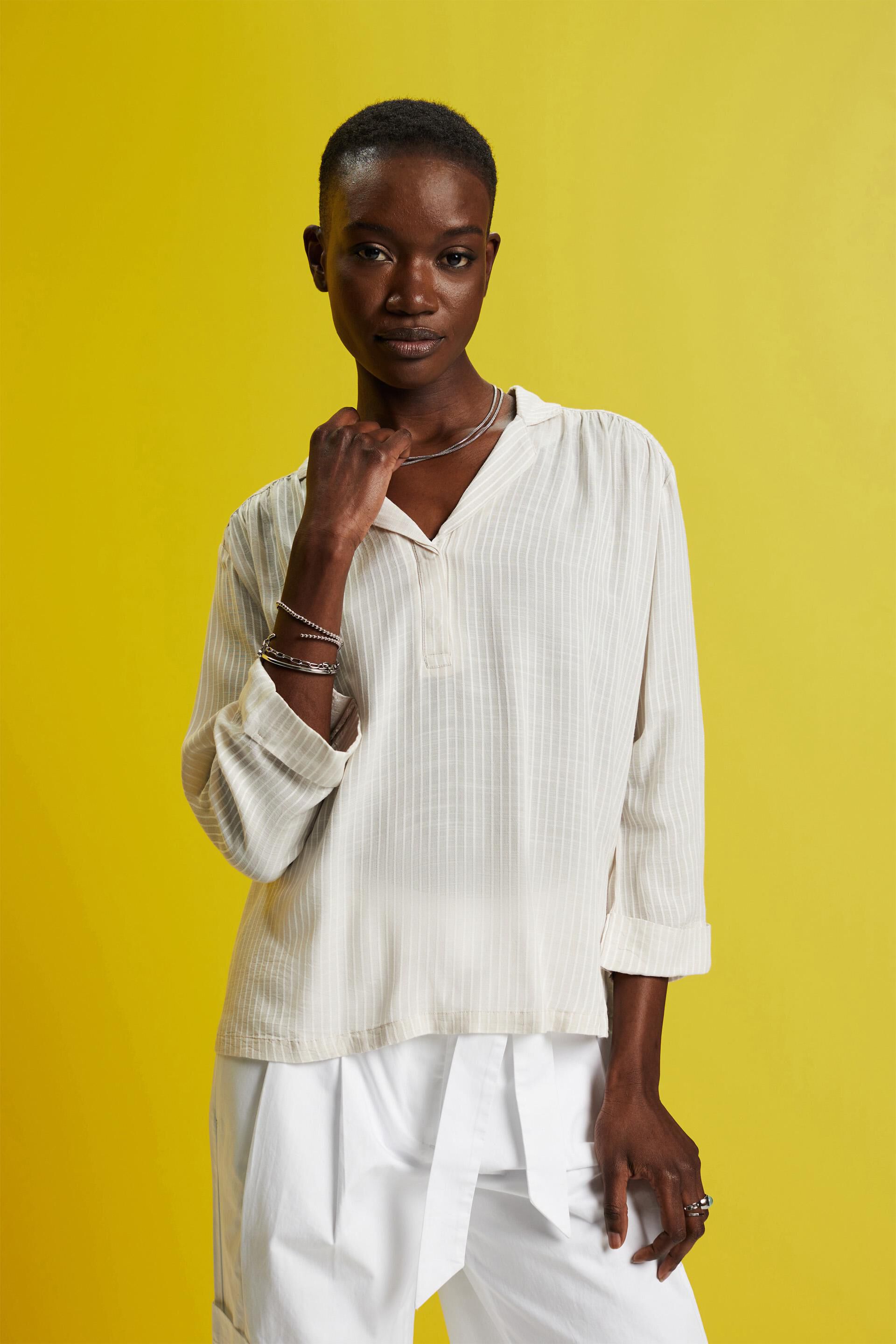 Blouse de coupe ample, LENZING™ ECOVERO™
