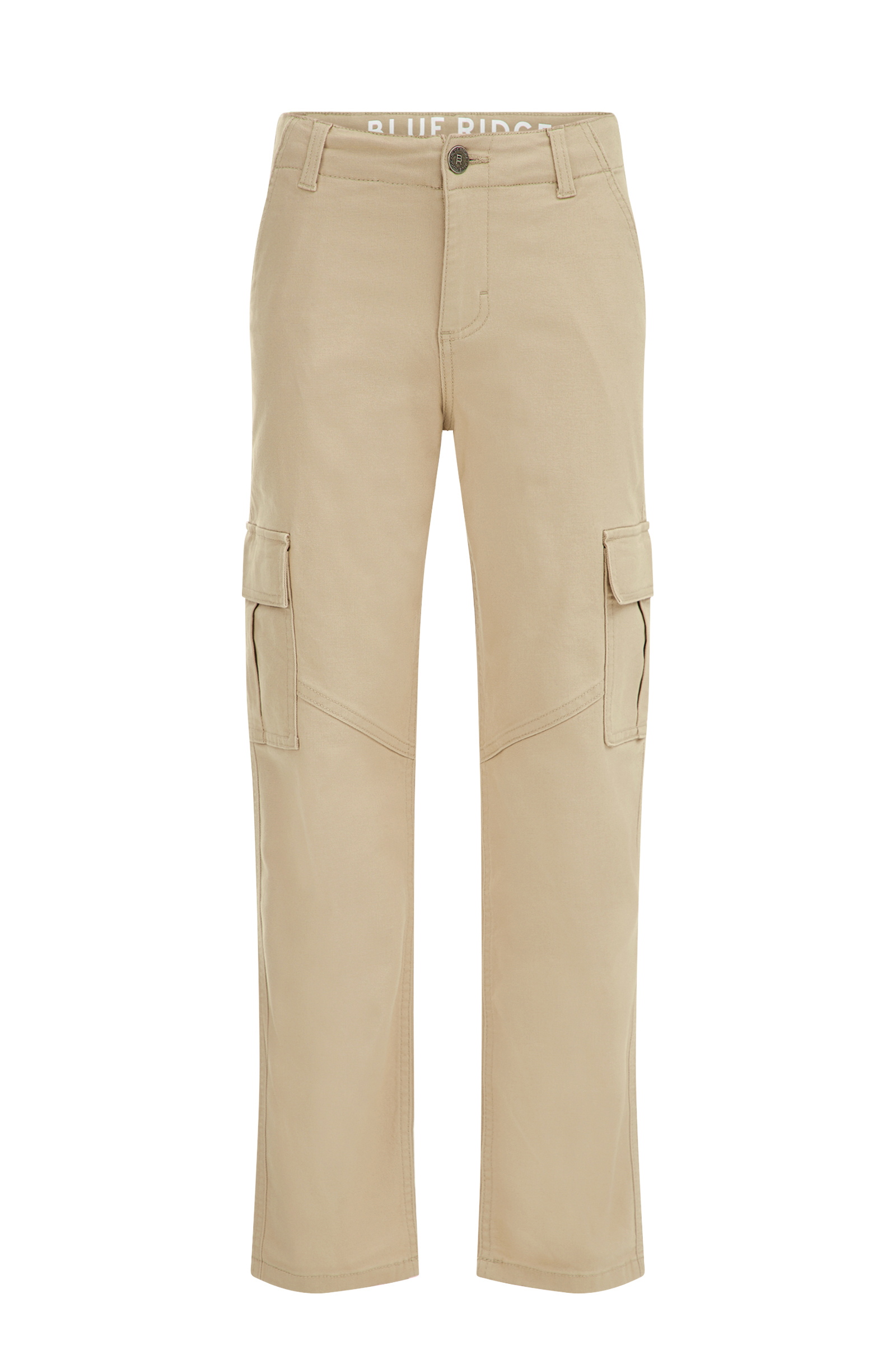 Jongens straight fit cargobroek Blue Ridge Beige