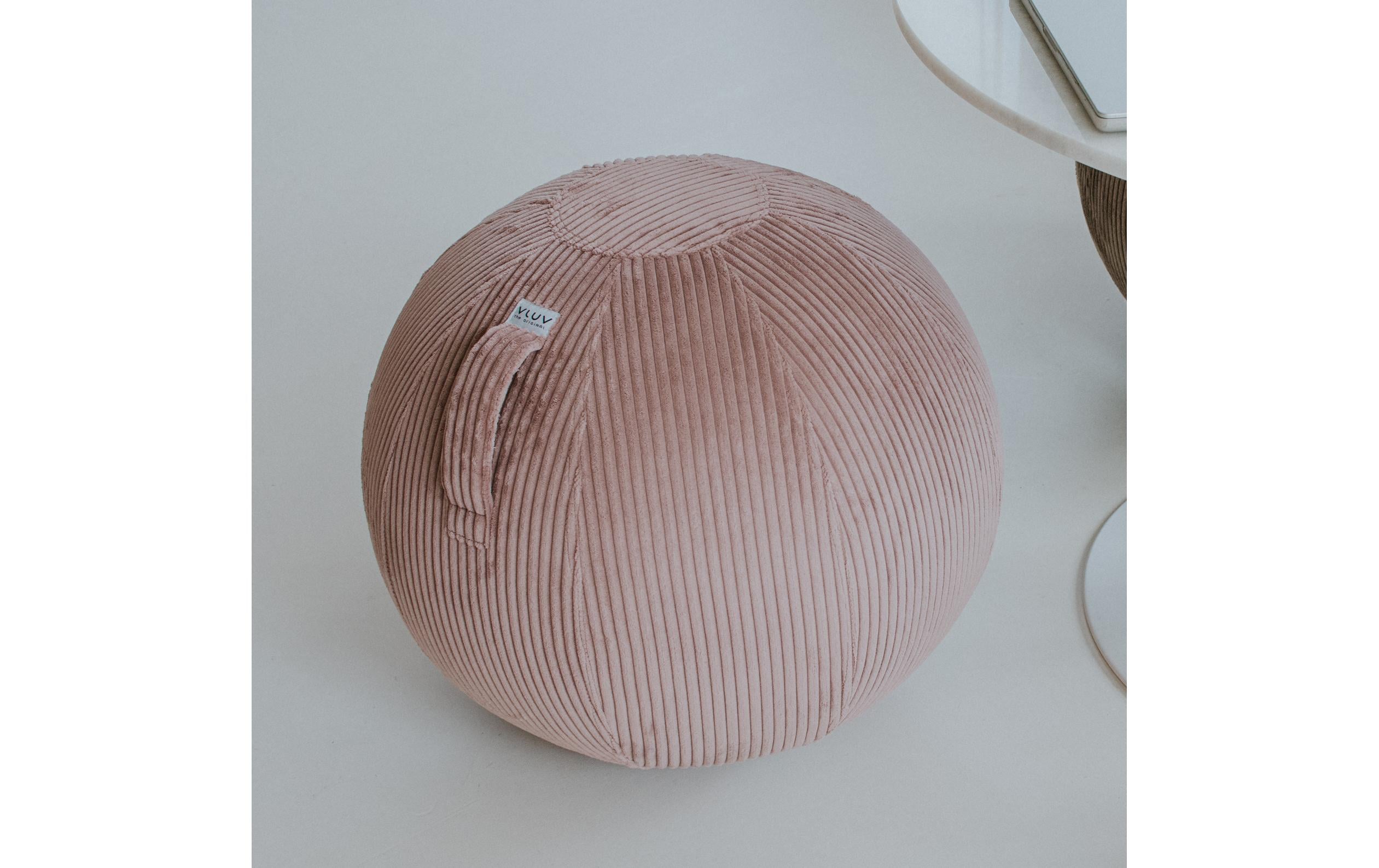 Sitzball Vlip Ø 60-65 cm, Rosewood<br>Sitzball aus Stoff