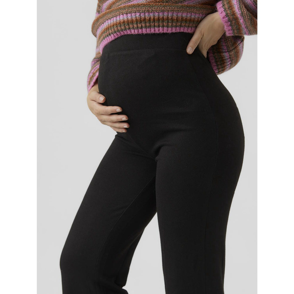 Køb Vero Moda Maternity Black Vmmella Wide Flared Bukser Jrs Noos